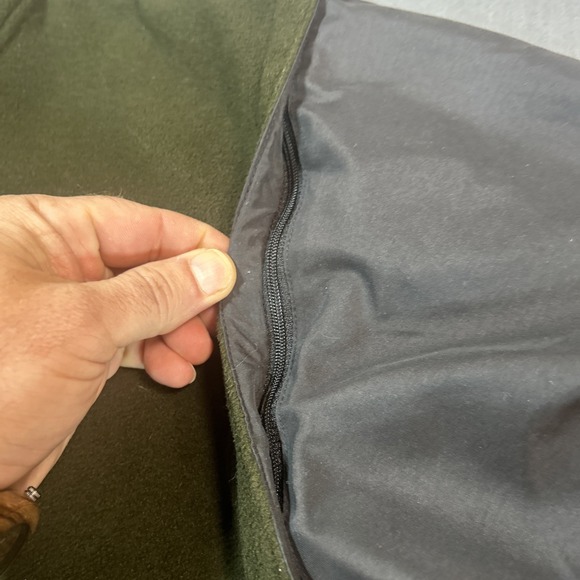 FootJoy Men's L‎ Green Long Sleeve Zip Up Jacket Gray Sleeves - Picture 5 of 14